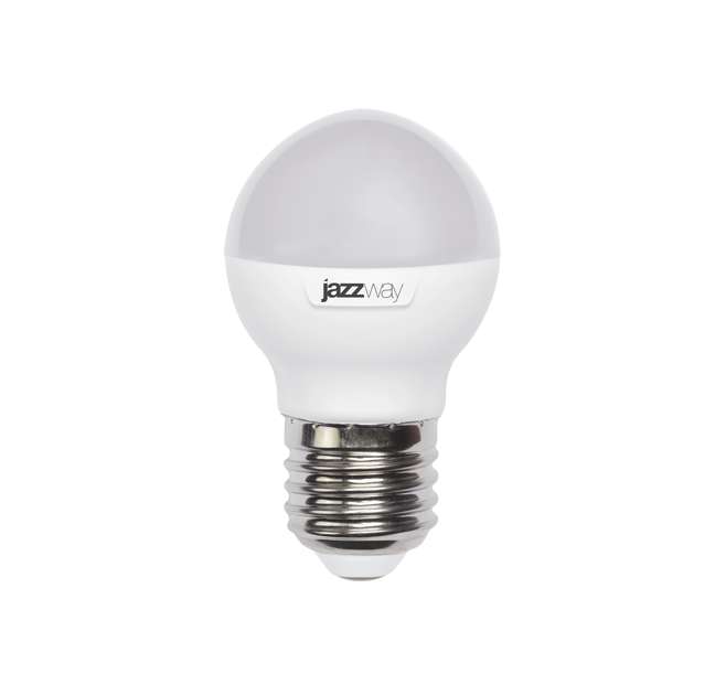 Фото Лампа светодиодная PLED-SP-G45 7Вт шар 5000К холод. бел. E27 540лм 230В JazzWay {1027887-2;4690601027887}