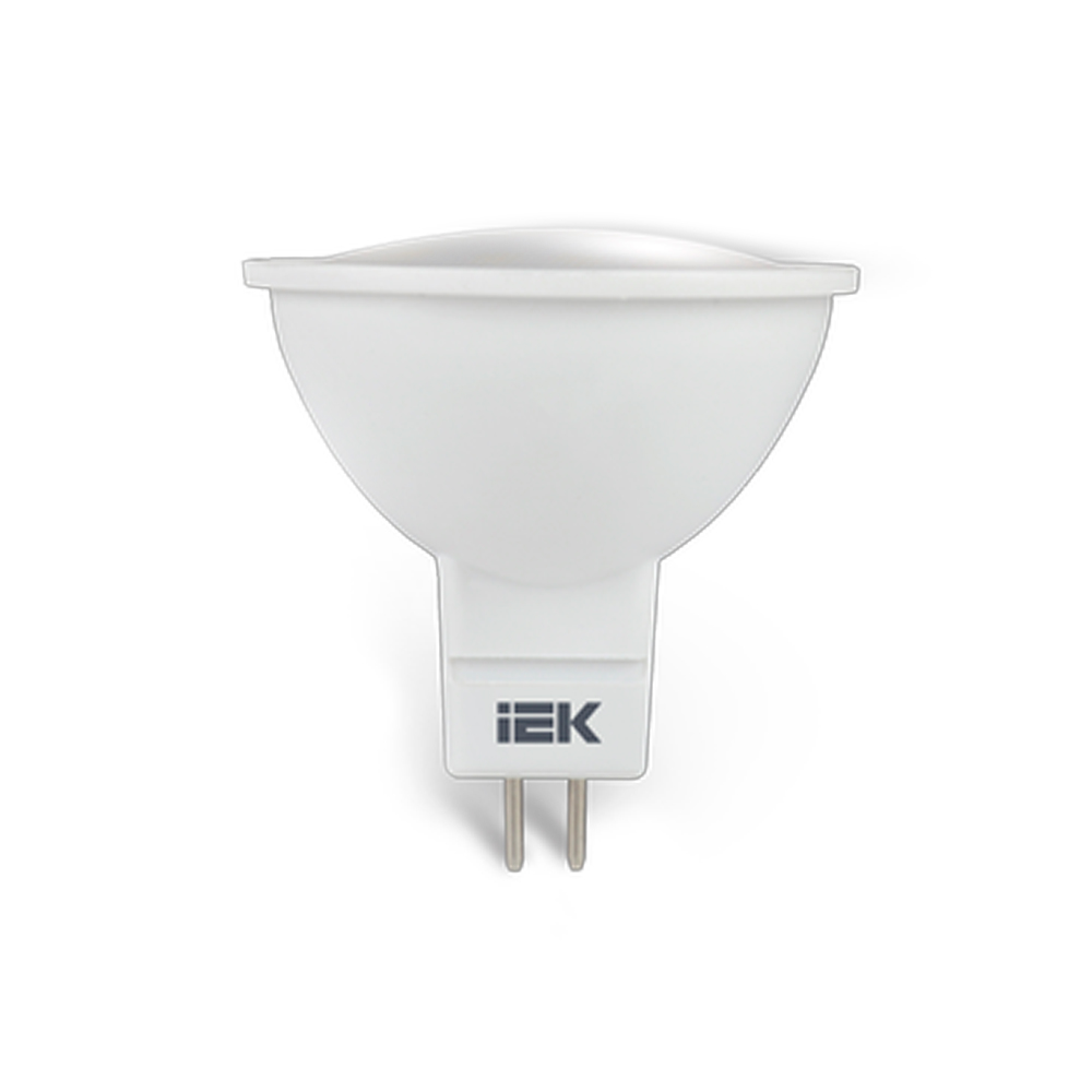 Фото Лампа светодиодная MR16 софит 9Вт 230В 3000К GU5.3 IEK LLE-MR16-9-230-30-GU5