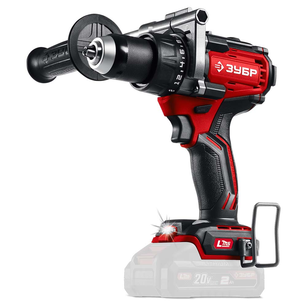 Фото Бесщеточная дрель-шуруповерт, 165 Н·м, без АКБ (LMS), 20 В, ЗУБР {ДБ-165}