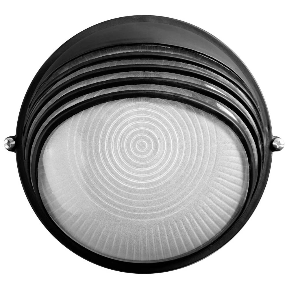 Фото Светильник уличный СВЕТОЗАР влагозащищенный с верхним декоративным кожухом, цвет черный, 60Вт {SV-57271-B} (1)