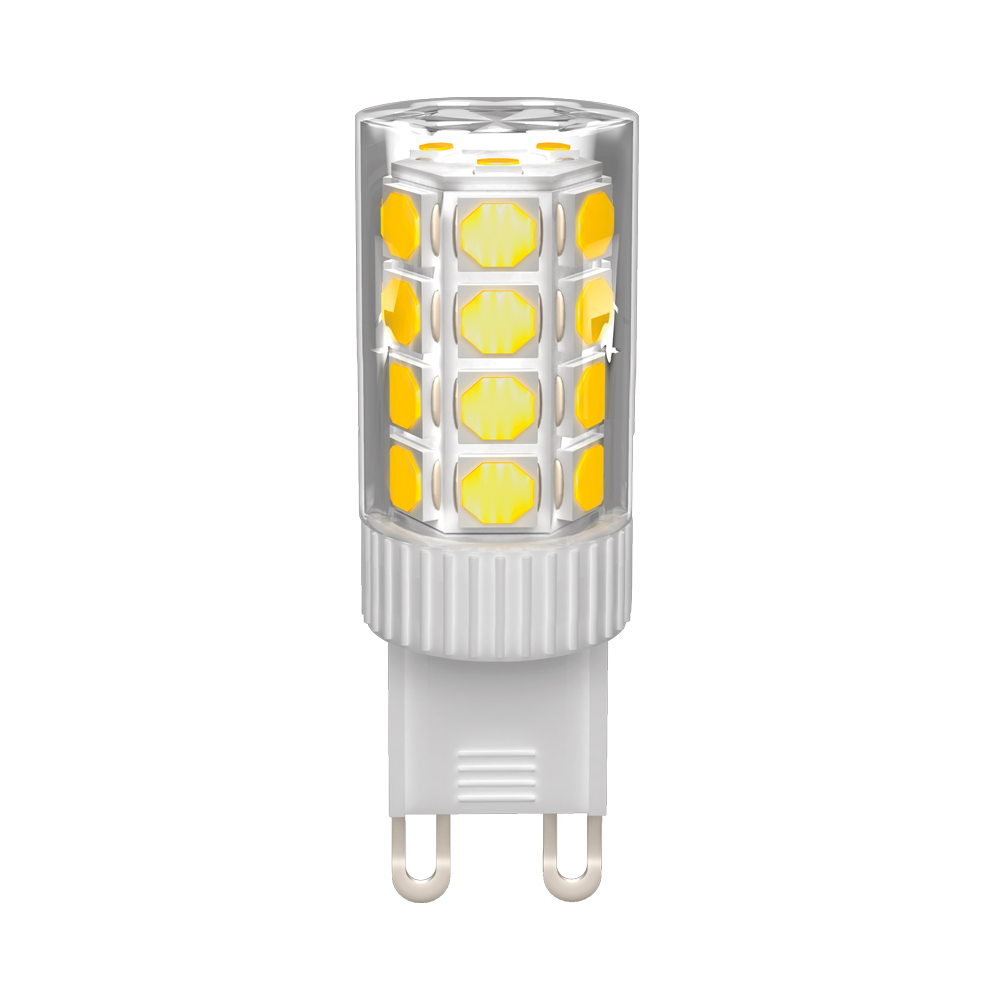 Фото Лампа светодиодная Corn 3.5Вт капсульная 4000К нейтр. бел. G9 230В керамика IEK LLE-Corn-4-230-40-G9 {LLE-CORN-4-230-40-G9}