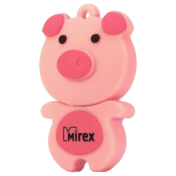 Фото Флеш накопитель 16GB Mirex Pig, USB 2.0, Розовый {13600-KIDPIP16}