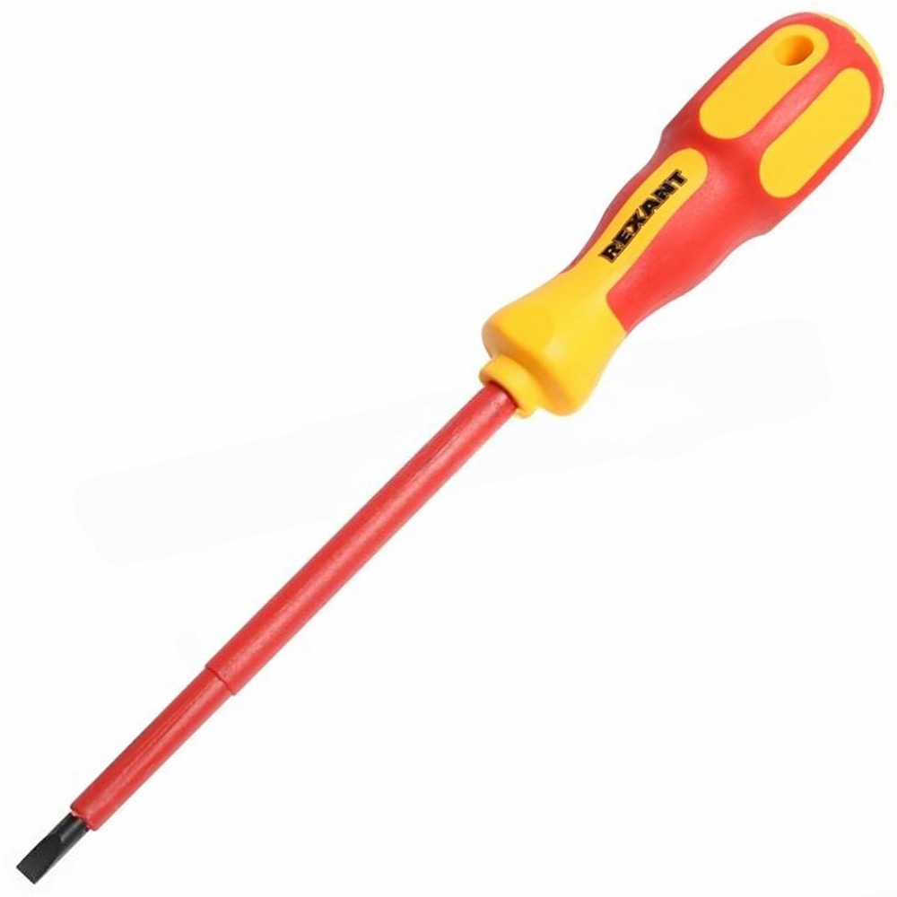 Фото Шлицевая отвертка "Электрика" Rexant SL5 х 125 мм {12-4713}