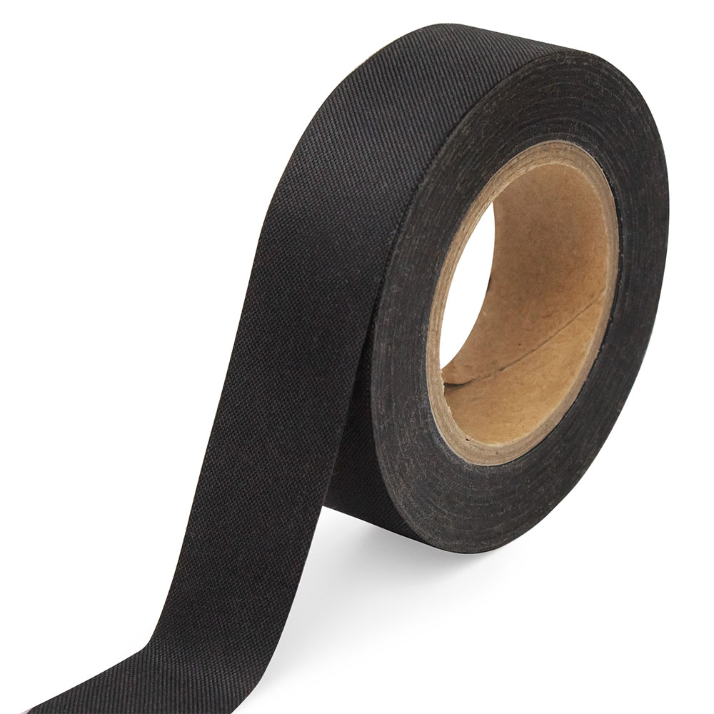 Фото Изолента Vell автомобильная для проводки, термостойкая, 19 мм х 15 м, черная, ПЭТ-ткань {1398265} (1)