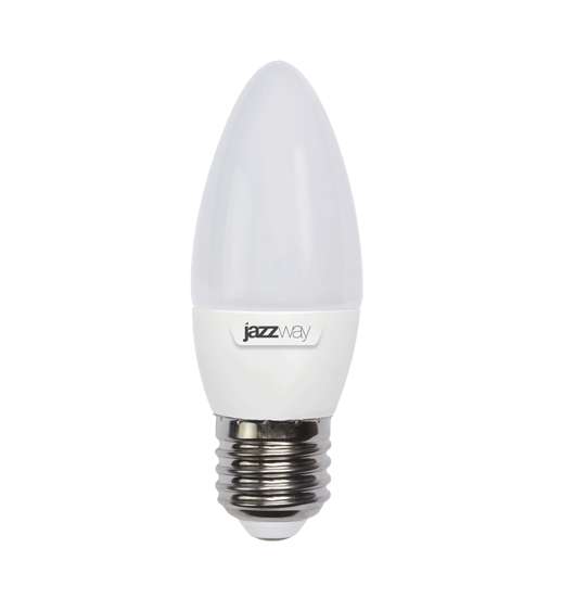 Фото Лампа светодиодная PLED-SP C37 9Вт свеча 5000К холод. бел. E27 820лм 230В JazzWay {4895205001954;5001954A}