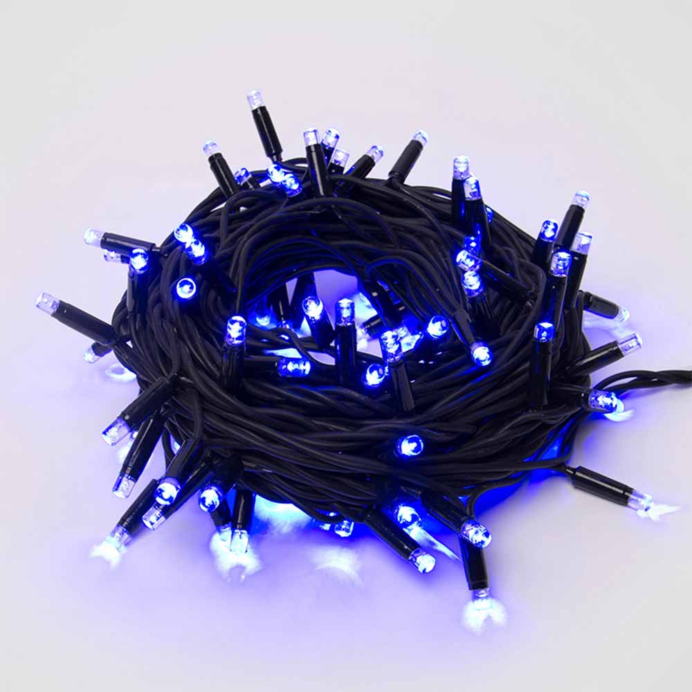 Фото Гирлянда светодиодная ULD-S1000-120/TBK BLUE IP67 с эффектом мерцания Uniel UL-00003942