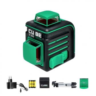 Фото Лазерный уровень ADA Cube 2-360 Green Professional Edition {А00534} (1)