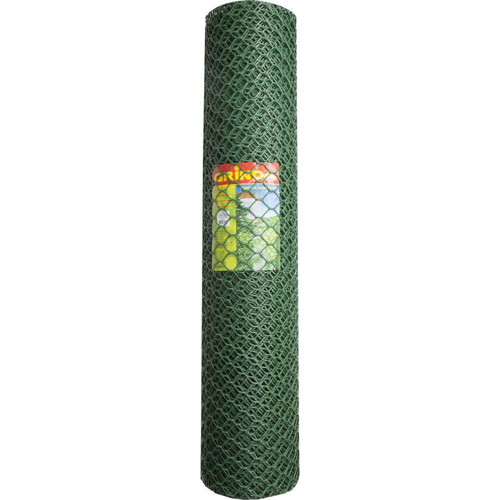 Фото Решетка заборная Grinda, цвет хаки, 1,9х25 м, ячейка 55х58 мм {422267}