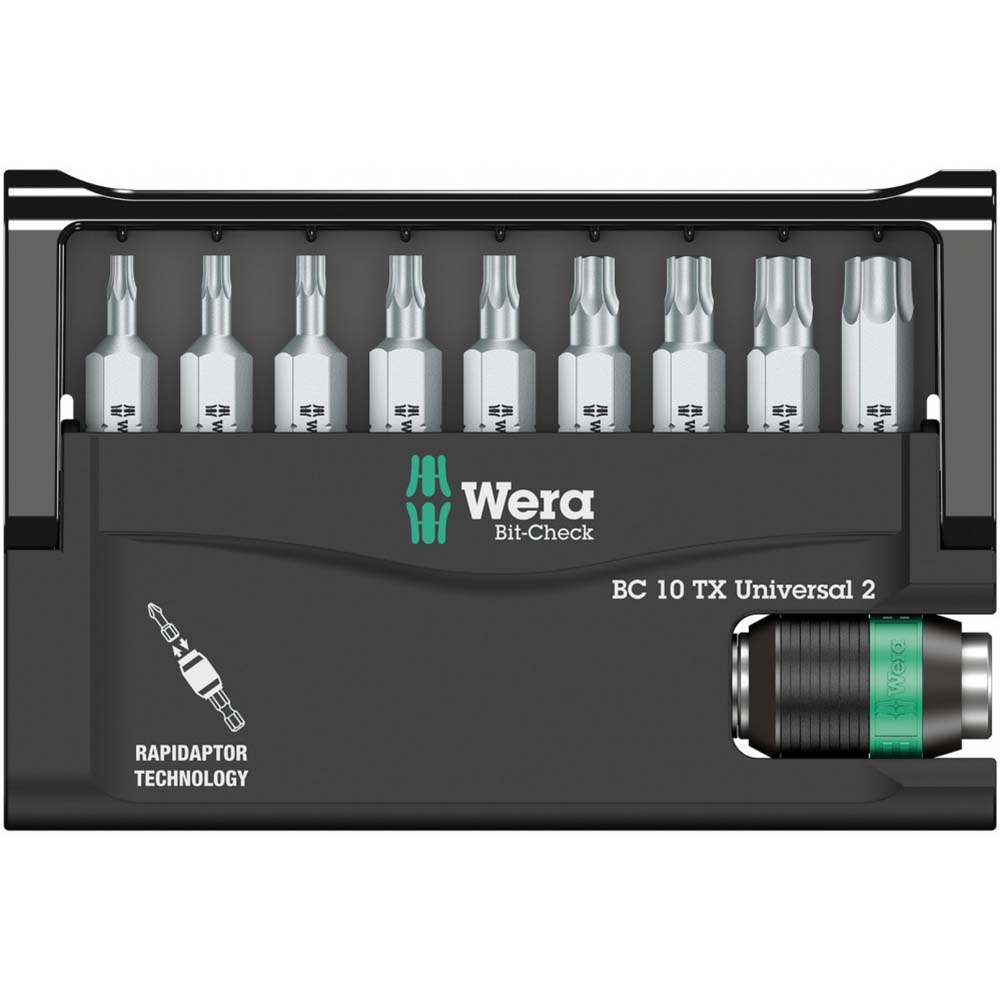 Bite check. Набор бит wera mini check. набор бит звездочек torx с битодержателем 10 предметов wera bit-check 10 tx universal 1. футляр для бит. 12356789900 бит.