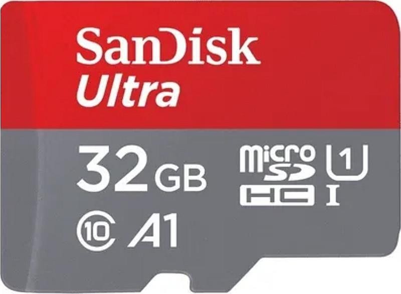 Фото Флеш карта microSD 32GB SanDisk microSDHC Class 10 Ultra UHS-I 100MB/s {SDSQUNR-032G-GN3MN}