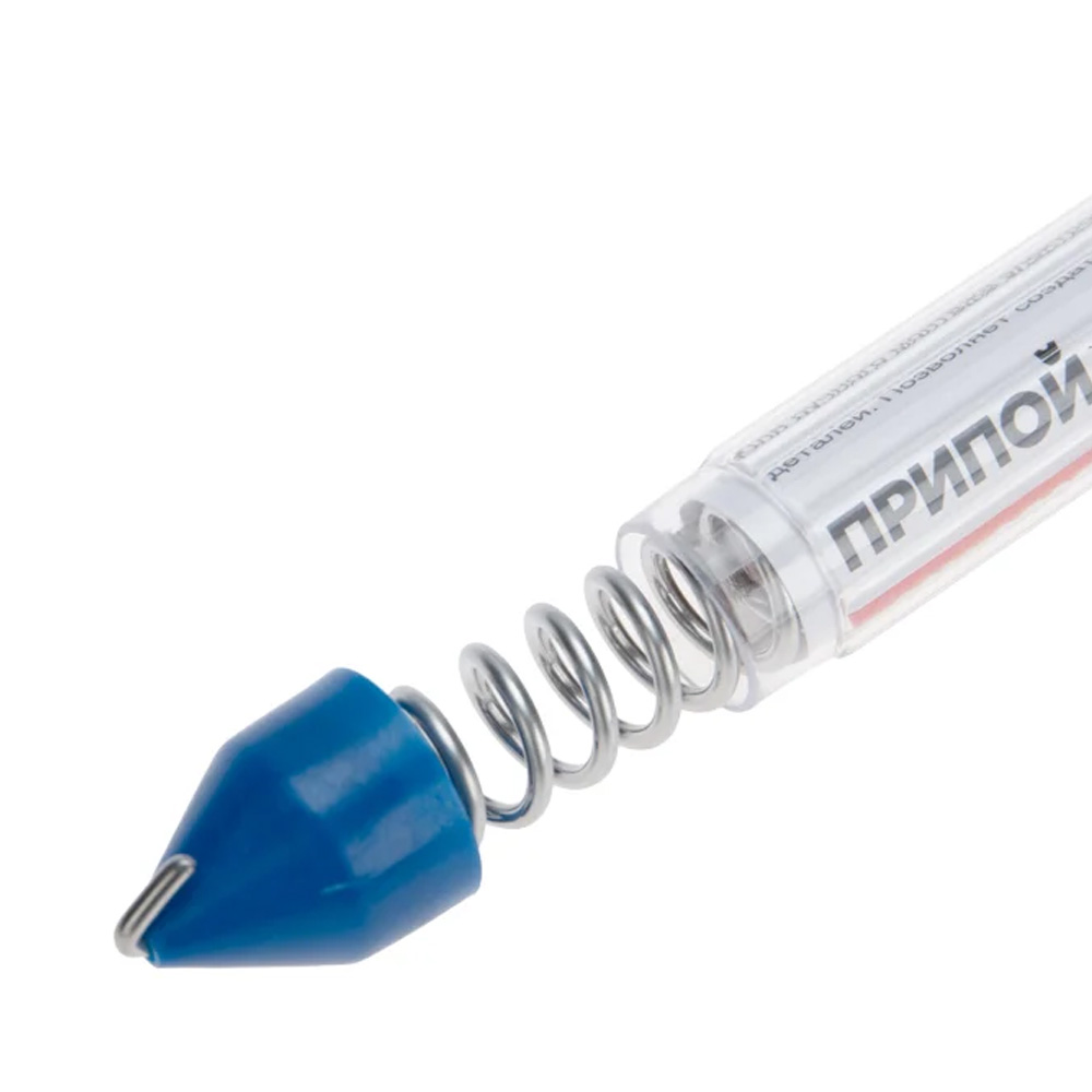 Фото Припой с канифолью Rexant 20 г, Ø 2.0 мм, (Sn60, Pb40, Flux 2.2 %), колба {09-3104} (1)