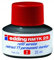 Фото Чернила Edding, перманентные для маркеров Е-11, 25 мл, красный {E-RMTK25#2}