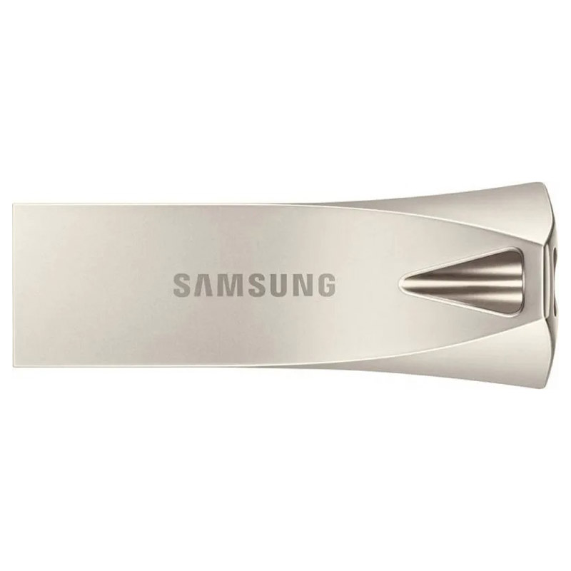 Фото Флеш накопитель 256GB Samsung BAR Plus, USB 3.1, 300 МВ/s, серебристый {MUF-256BE3/APC}