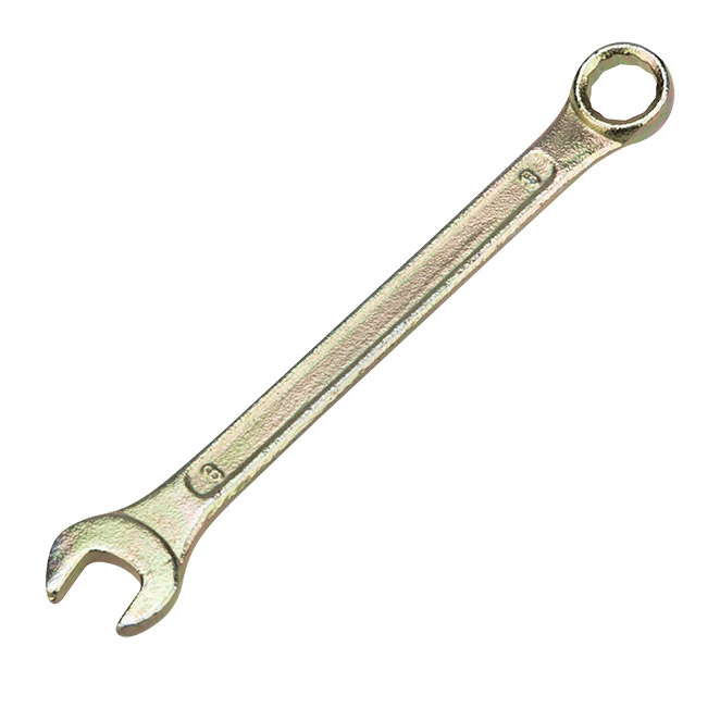 Фото Ключ комбинированный Rexant 8 мм, желтый цинк {12-5803-2}
