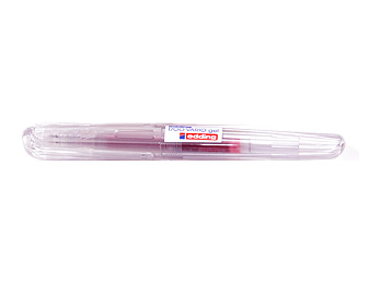 Фото Ручка гелевая Edding Gelroller, мягкая зона захвата, 0,7 мм, сменный стержень, прозрачный корпус, металлик розовый {E-1700#79vario-gel}