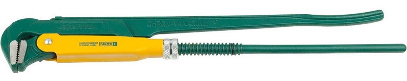Фото Ключ KRAFTOOL трубный, тип "PANZER-L", прямые губки, Cr-V сталь, цельнокованный, 2"/560мм {2734-20_z02}