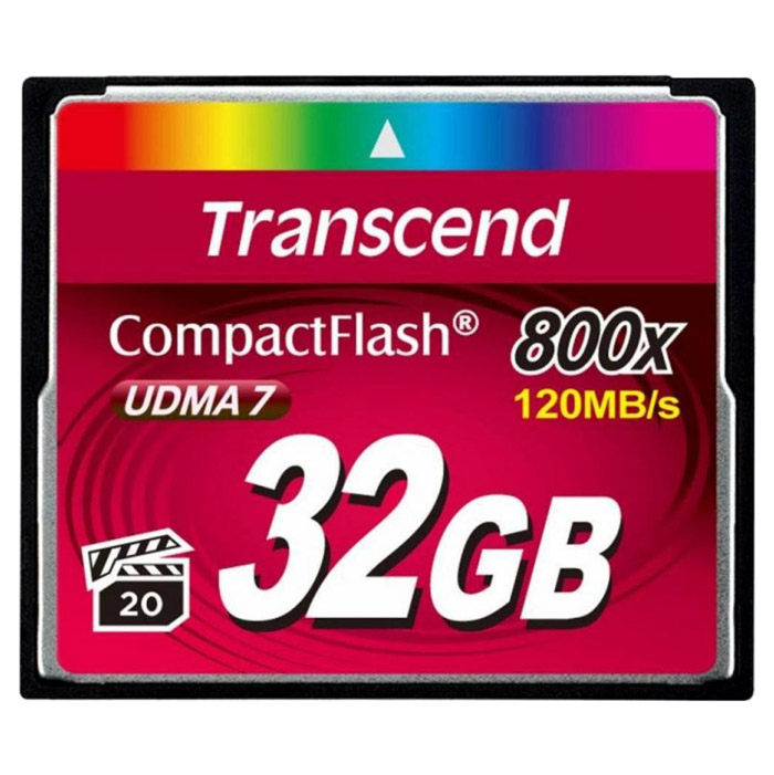 Фото Флеш карта CF 32GB Transcend, 800X {TS32GCF800}