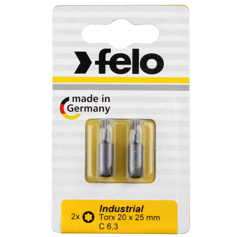 Фото Felo Бита Torx 27X25, серия Industrial, 2 шт в блистере 02627036 (2)