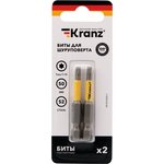 Фото Бита для шуруповерта KRANZ Torx T15х50 мм (2 шт./уп.) {KR-92-0426-1}