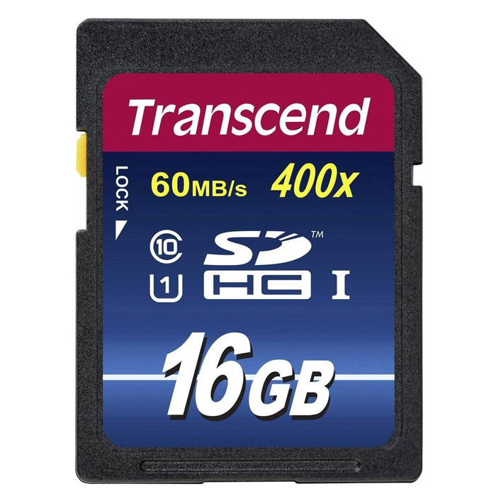 Фото Флеш карта SD 16GB Transcend SDHC Class 10 UHS-1 Premium {TS16GSDU1}