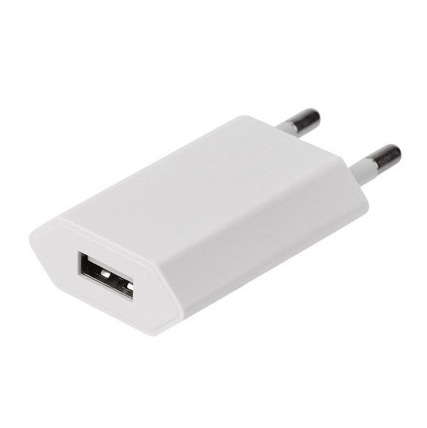 Фото Сетевое зарядное устройство Rexant USB, 5V, 1 A, белое {16-0273}