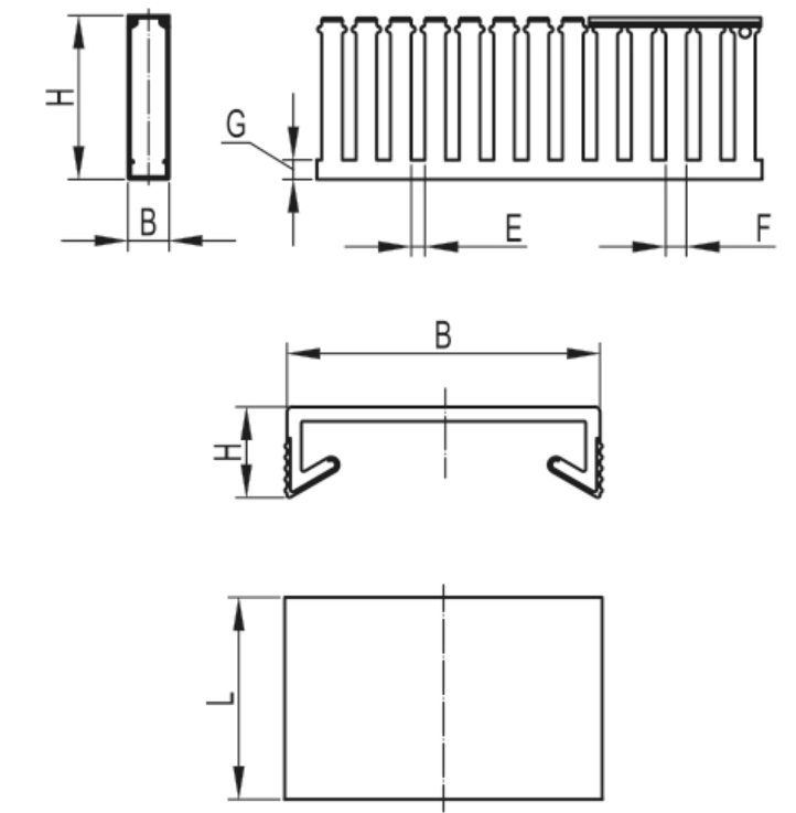 Фото Кабель-канал перфорированный 15х18 L2000 RL75 G DKC 00670RL (1)