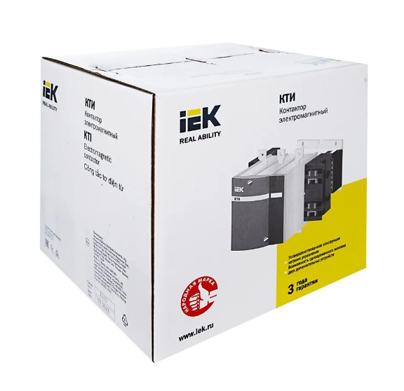 Фото Контактор КТИ-5265 265А 400В/АС3 IEK KKT50-265-400-10 (8)