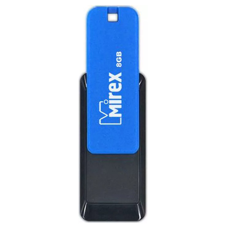 Фото Флеш накопитель 8GB Mirex City, USB 2.0, синий {13600-FMUCIB08}