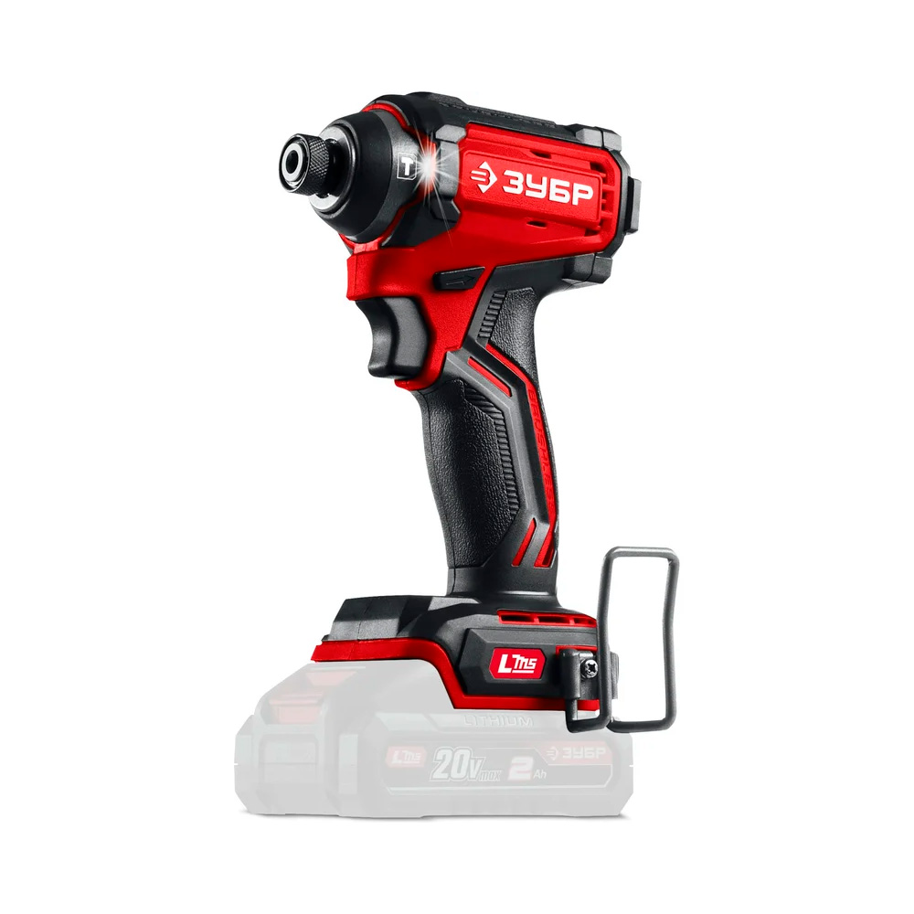 Фото Бесщеточный ударный винтоверт, 180 Н·м, 1 АКБ LMS {2 А·ч}, 20 В, сумка, ЗУБР {ВБУ-180-21}