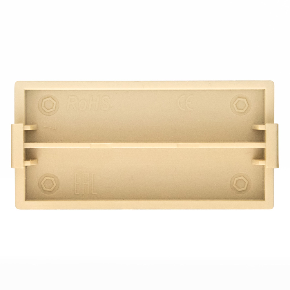 Фото Заглушка золотая, 1/2, модуль, Vell {GD-Blank} (5)