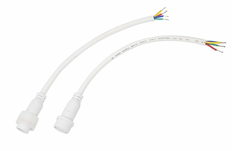 Фото Соединительный кабель Rexant, 4 pin, 4 х 0.75 мм², белый {11-9440} 1 шт